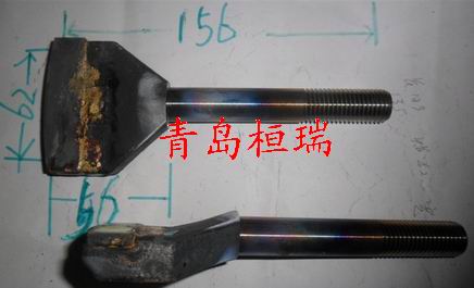 树脂砂混砂机叶片的制作过程